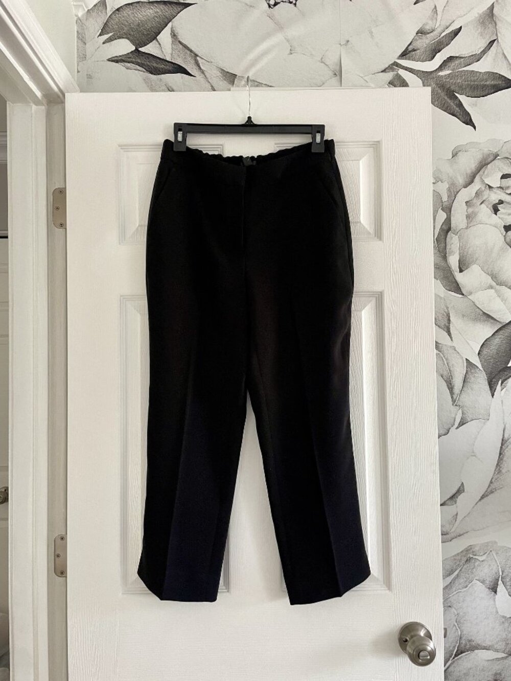 J.Crew Petite Black Slim Ankle Pants 8P